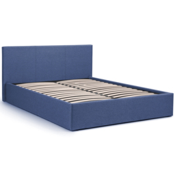 Julian Bowen Rialto Double Dark Blue Linen Lift Up Storage Bed - Wilko - thumbnail 4