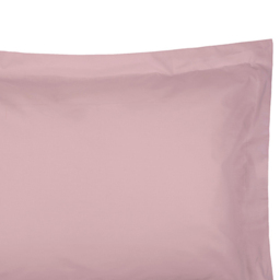 Serene Oxford Blush Pillowcase - Size: 27 x 20cm - Pink - Wilko - thumbnail 3