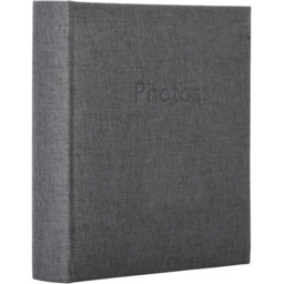 Single Linen Slip In 200 Photo Album in Assorted styles - Size: 6 x 4 Inch - Wilko - thumbnail 3