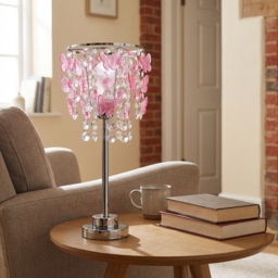 Pink Butterfly Table Lamp Pink - Wilko - thumbnail 6