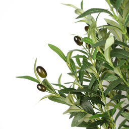 Botanik Olive Bush Artificial Tree in Pot 5.5ft - Size: 160 x 60 x 60cm - Green - Wilko - thumbnail 3