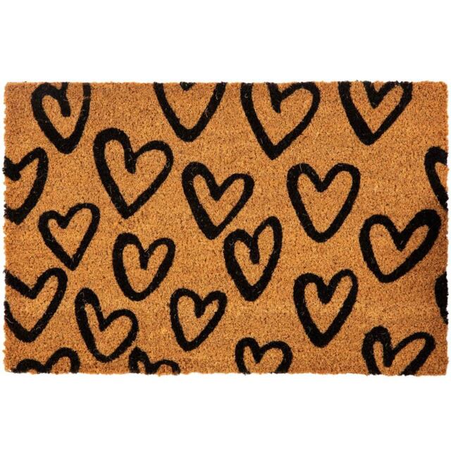 Esselle Home Astley Natural Coir Doormat 40 x 60cm - Brown - Wilko - image 1