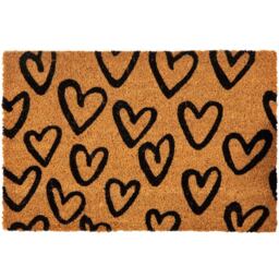 Esselle Home Astley Natural Coir Doormat 40 x 60cm - Brown - Wilko