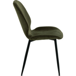 Florence Femke Set of 4 Olive Green Dining Chair - Furniture To Go - Wilko - thumbnail 5