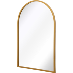 The Arcus Gold Arched Metal Wall Mirror 120 x 80cm - MirrorOutlet - Wilko - thumbnail 4
