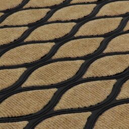 JVL Droplet Vienna Scraper Doormat 45 x 75cm - Brown - JVL Homewares - Wilko - thumbnail 6