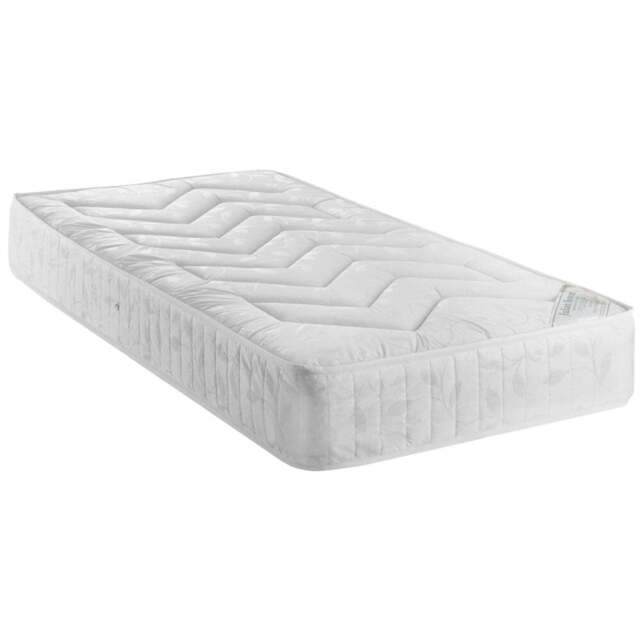 Julian Bowen Single Bonnel Spring Semi Orthopaedic Mattress - White - Wilko - image 1