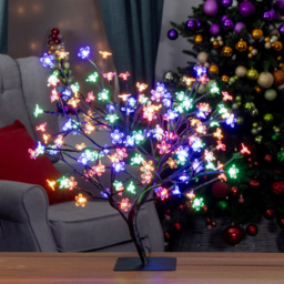 The Christmas Workshop 128 Multicolour LED Blossom Tree - Wilko - thumbnail 3
