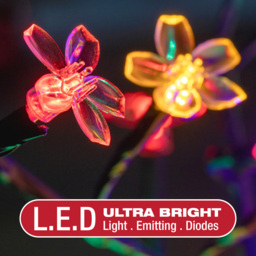 The Christmas Workshop 128 Multicolour LED Blossom Tree - Wilko - thumbnail 5