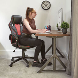 X Rocker Maverick Gaming Chair - Black / Red - thumbnail 7