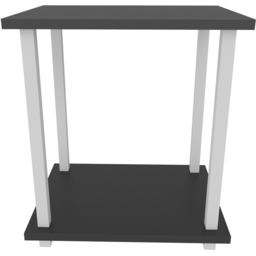 Decorotika Gurnee White and Anthracite Side Table - Size: 48 x 45 x 35cm - Multi - Wilko - thumbnail 4