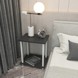Decorotika Gurnee White and Anthracite Side Table - Size: 48 x 45 x 35cm - Multi - Wilko - thumbnail 5