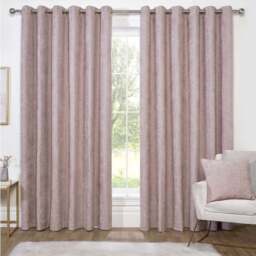 Alden Thermal Curtains - Dusty Pink/183cm/168cm - Size: W 66 x D 72cm - Divante - Wilko - thumbnail 3