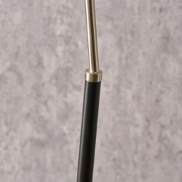 Pacific Lifestyle Benedict Black and Brushed Silver Metal Floor Lamp - Wilko - thumbnail 6