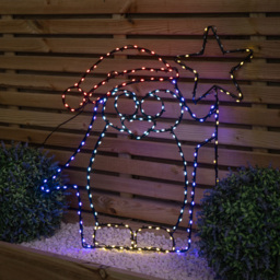Premier FlexiBrights 221 Multicolour LED Light Up Christmas Penguin with Star 58cm - Size: 58 x 58 x 52cm - Multi-Coloured - Samuel Alexander - Wilko - thumbnail 7
