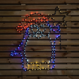 Premier FlexiBrights 221 Multicolour LED Light Up Christmas Penguin with Star 58cm - Size: 58 x 58 x 52cm - Multi-Coloured - Samuel Alexander - Wilko - thumbnail 6