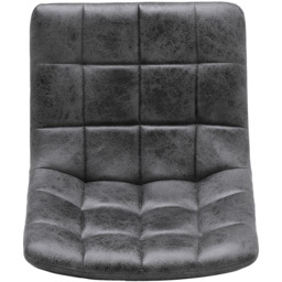 Living and Home Grey Adjustable Bar Stool Set of 2 - Black - Wilko - thumbnail 4
