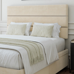 Bedmaster Small Double Cream Naples Velvet 4 Drawers Divan Base - Wilko - thumbnail 3