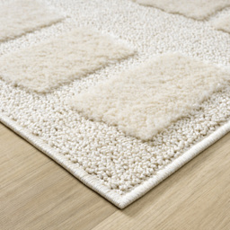 Desire Rugs Isabella Cream Embossed Cobble Rug 200 x 290cm - Wilko - thumbnail 4