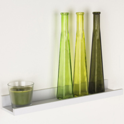 Core Products Dura 48cm Matt White Display Shelf - Size: 10 x 48 x 5cm - Wilko - thumbnail 4