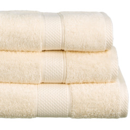 Imperial Hotel Quality Cream Combed Cotton Turkish Bath Mat - Size: 50 x 80 x 4cm - Wilko - thumbnail 3
