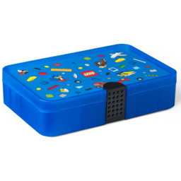LEGO Blue Iconic Sorting Box - Size: 26.7 x 17.8 x 6.6cm - Wilko - thumbnail 4