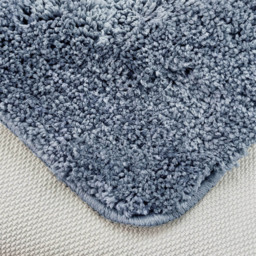 Velosso Cobla Blue Bath Mat Set - Size: 50 x 80 x 1cm - Wilko - thumbnail 4