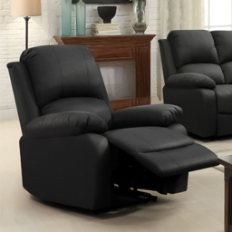 Brooklyn 6 Seater Dark Grey Luxury Fabric Manual Recliner Sofa Set - Wilko - thumbnail 5