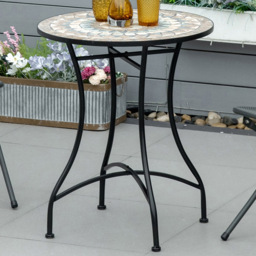Outsunny Mosaic Round Bistro Table Green - Size: 71 x 60 x 60cm - Wilko - thumbnail 1