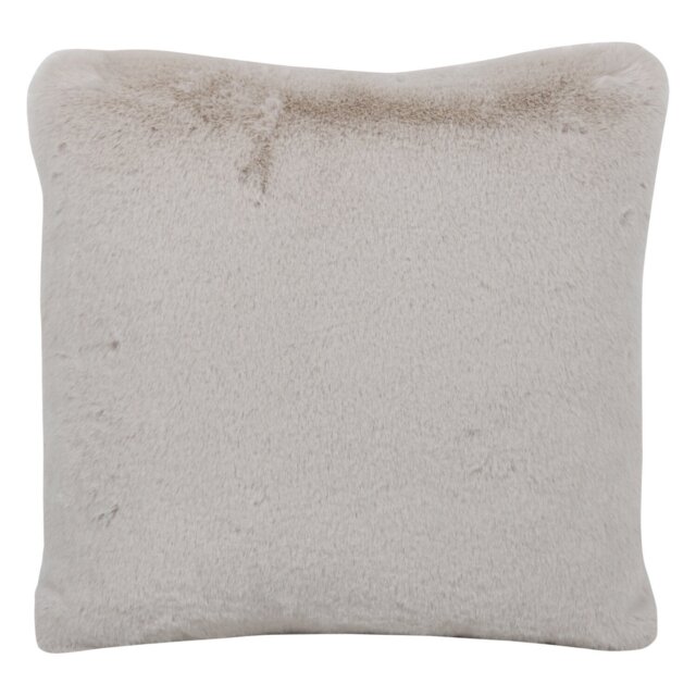 Divante Mink Rabbit Faux Fur Cushion 45 x 45cm - Wilko - image 1