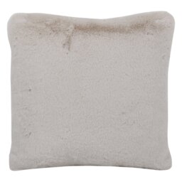Divante Mink Rabbit Faux Fur Cushion 45 x 45cm - Wilko - thumbnail 1