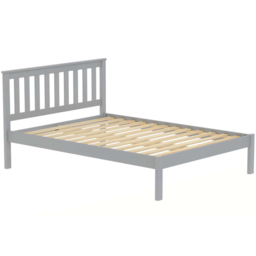Denver King Size Grey Wooden Bed - Birlea - Wilko - thumbnail 3