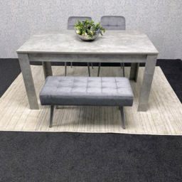 Kosy Koala 4 Seater Stone Dining Set Grey - Wilko - thumbnail 6