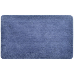 Allure Bath Fashions Mid Blue Microfibre Luxury Non-Slip Bath Mat 50 x 80cm - Wilko