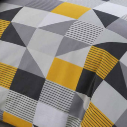 Velosso Jazz Double Yellow Duvet Set - Serene - Wilko - thumbnail 4