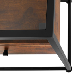 tectake 2 Drawer Dark Wood Maidenhead Sideboard - Size: 50.5 x 41.5 x 121.5cm - Brown - Wilko - thumbnail 5