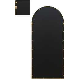 MirrorOutlet The Arcus Gold Framed Arched Leaner Garden Wall Mirror 190 x 85cm - Size: 190 x 85 x 3cm - Wilko - thumbnail 5