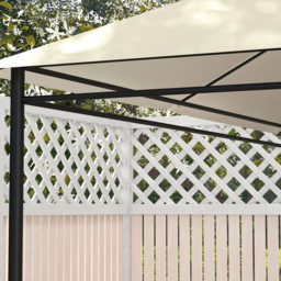 Outsunny 3 x 4m Cream White Gazebo Canopy Replacement Cover - Wilko - thumbnail 5
