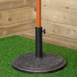 Samuel Alexander Black Wooden Garden Sun Shade Parasol with Carry Bag 2.7m - Wilko - thumbnail 7