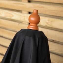 Samuel Alexander Black Wooden Garden Sun Shade Parasol with Carry Bag 2.7m - Wilko - thumbnail 5