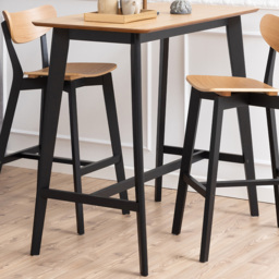 Florence Roxby Bar Table Oak - Brown - Furniture To Go - Wilko