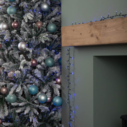 Samuel Alexander 600 White to Blue LED Multi-Function Green String Light 16m - Size: 1 x 2050 x 1cm - White / Blue - Wilko - thumbnail 7