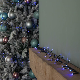 Samuel Alexander 600 White to Blue LED Multi-Function Green String Light 16m - Size: 1 x 2050 x 1cm - White / Blue - Wilko - thumbnail 6