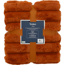 Verbier Faux Fur Throw Rust - Divante - Wilko - thumbnail 3