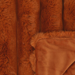 Verbier Faux Fur Throw Rust - Divante - Wilko - thumbnail 4