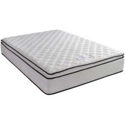 Eden Bale Super King Size 1000 Pocket Sprung Pillow Top Mattress - White - Wilko