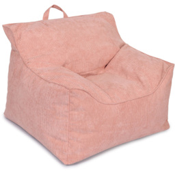 Kaikoo Pink Cord Bean Bag Chair - Wilko - thumbnail 4