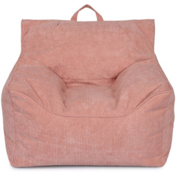 Kaikoo Pink Cord Bean Bag Chair - Wilko - thumbnail 5