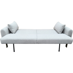 DS Living Como 2 Seater Silver Fabric Pull Out Sofa Bed - Wilko - thumbnail 5