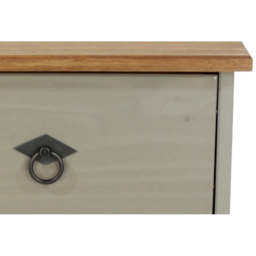 Core Products Corona Classic 3 Drawer Grey Pine Wood Bedside Cabinet - Wilko - thumbnail 6